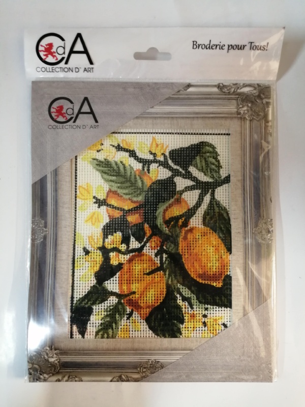 Collection d’art ricamo per tutti immagine prestampata di limoni