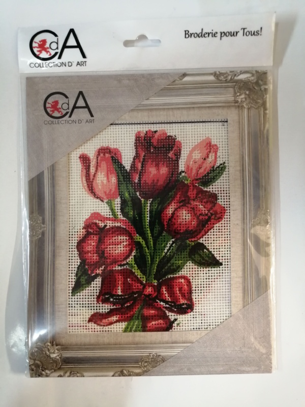 Collection d’art ricamo per tutti immagine prestampata di Tulipani