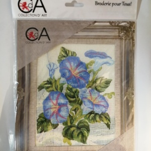Collection d’art ricamo per tutti immagine prestampata di Fiori azzurri