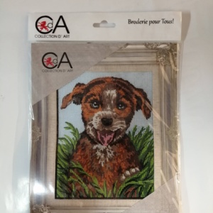 Collection d’art ricamo per tutti immagine prestampata Cagnolino