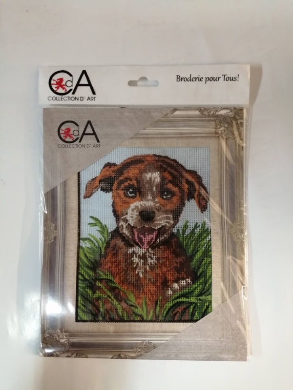 Collection d’art ricamo per tutti immagine prestampata Cagnolino