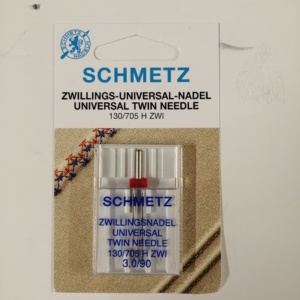 AGHI gemellare 3,0/90 Schmetz Misura ago 90 distanza 3 mm